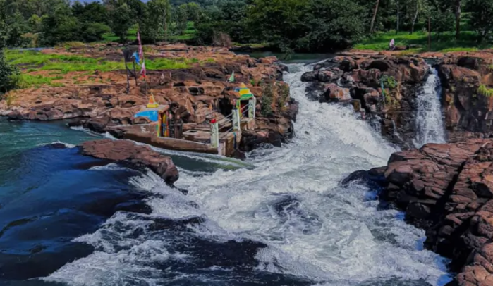 Waterfalls in Nashik, it is one of the loudest and most forceful, especially during peak monsoon.